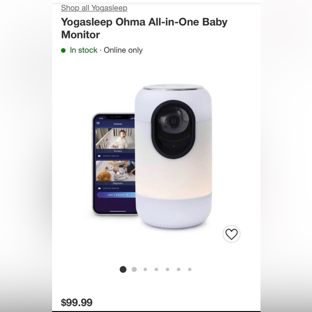 Yogasleep Ohma All-in-One Baby Monitor